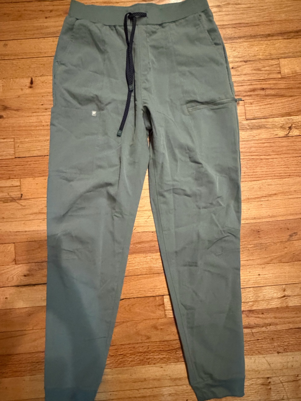 Fabletics scrub joggers sage green large/tall